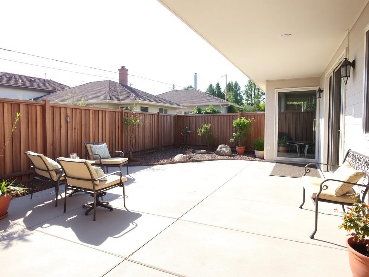 Backyard Patio Refresh — after pressure washing