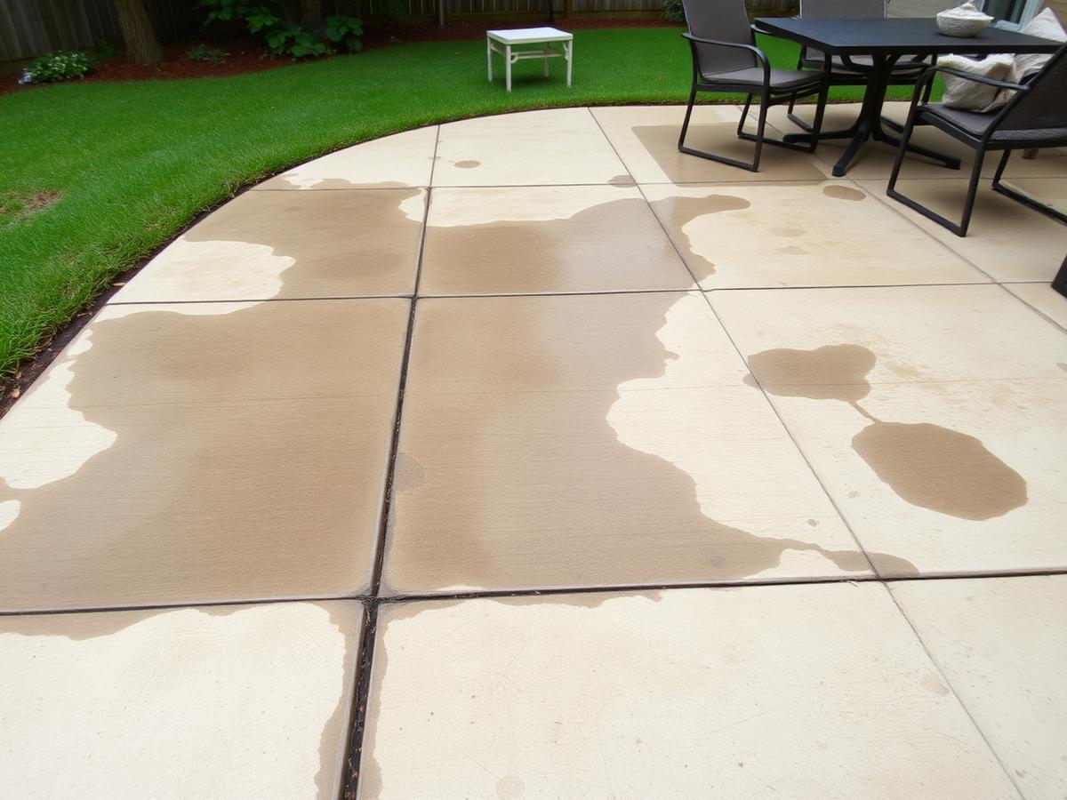 Backyard Patio Refresh — before pressure washing