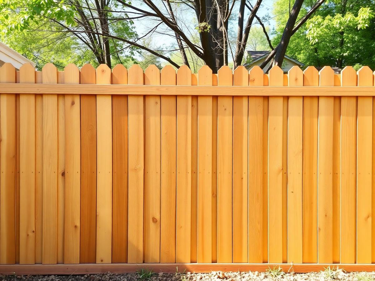 Fence Restoration — after pressure washing