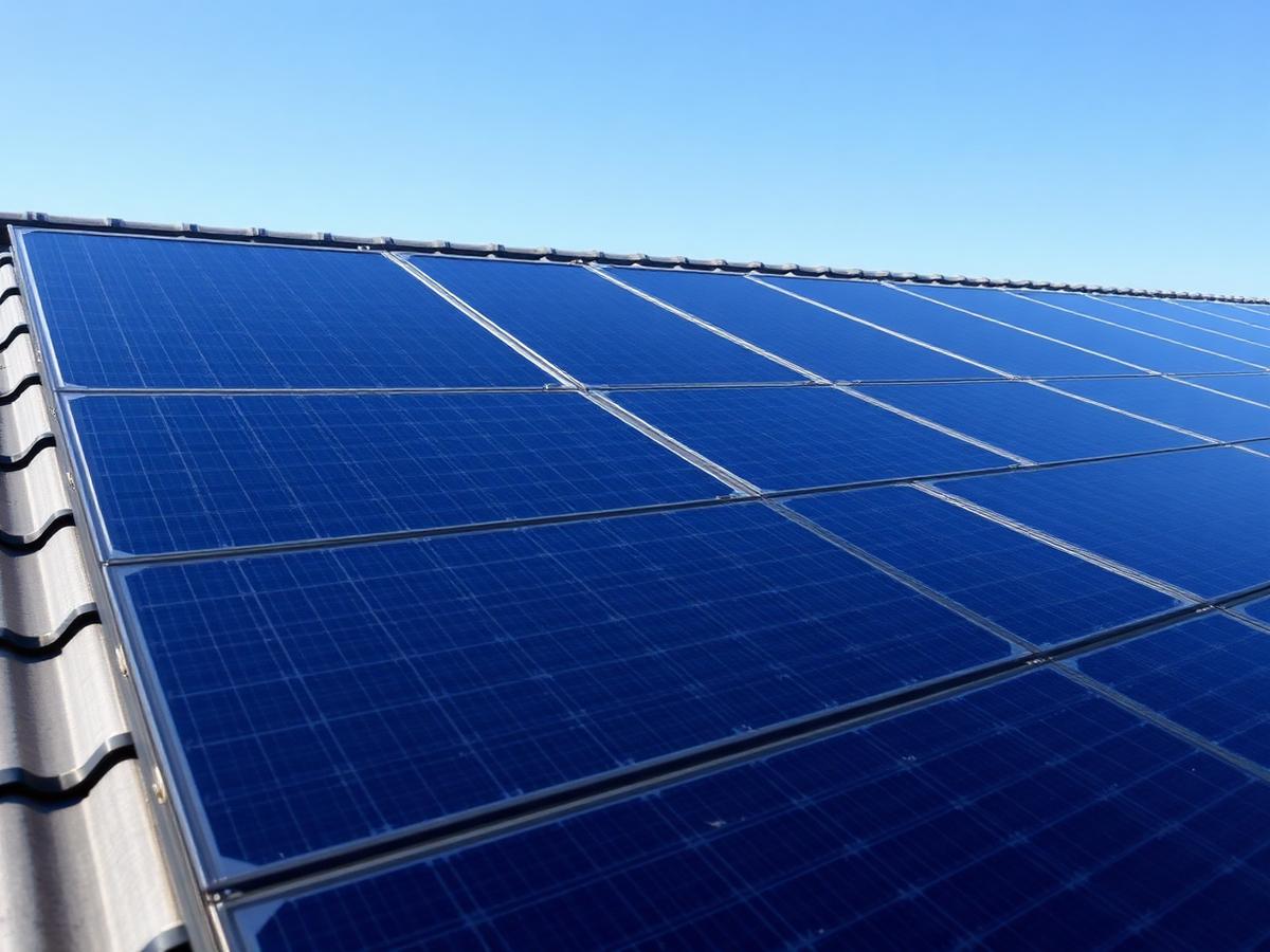 Solar Panel Cleaning — after pressure washing