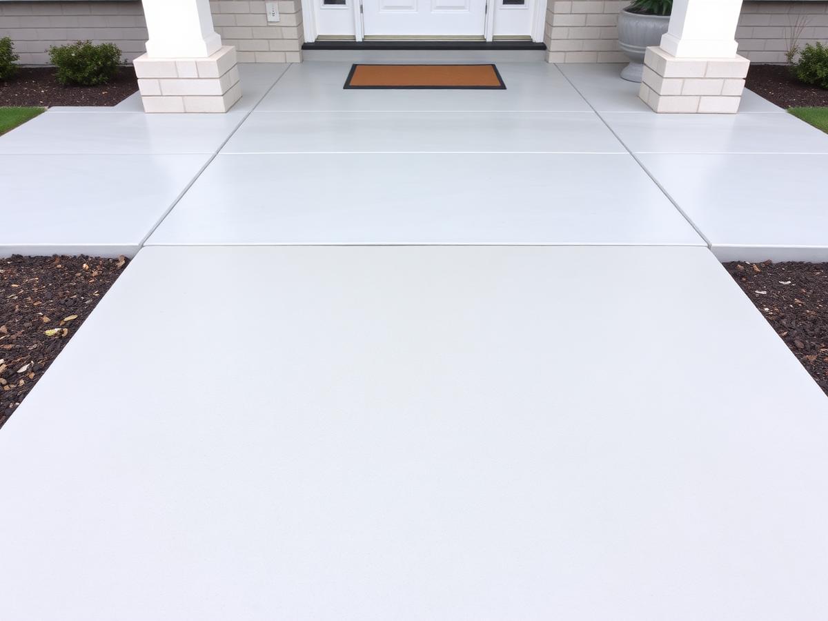 Concrete Walkway — after pressure washing